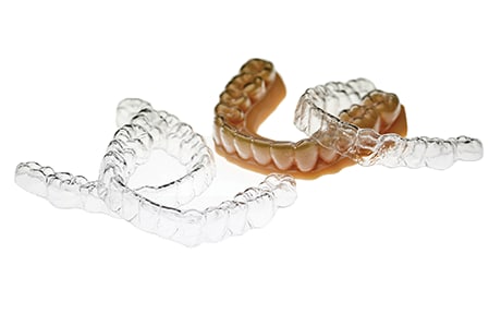 3D printed clear, dental retainers