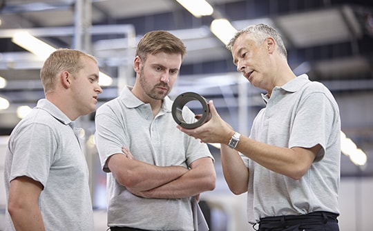 3 Men discussing 3D Printing Solutions