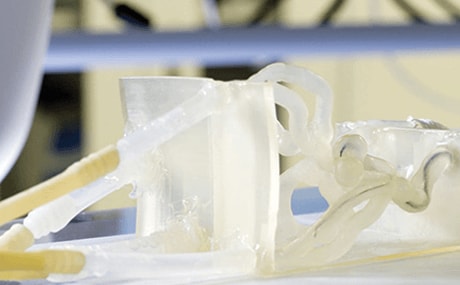 A 3D printed vascular medical model