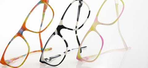 3 Pair of glasses 3D Printed with VeroFlex Material